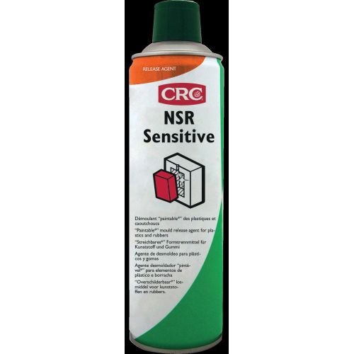 NSR SENSITIVE: Desmoldeante sin silicona para plásticos con proceso posterior (pintado, impresión, etc). Para plásticos y gomas. Hasta 230ºC